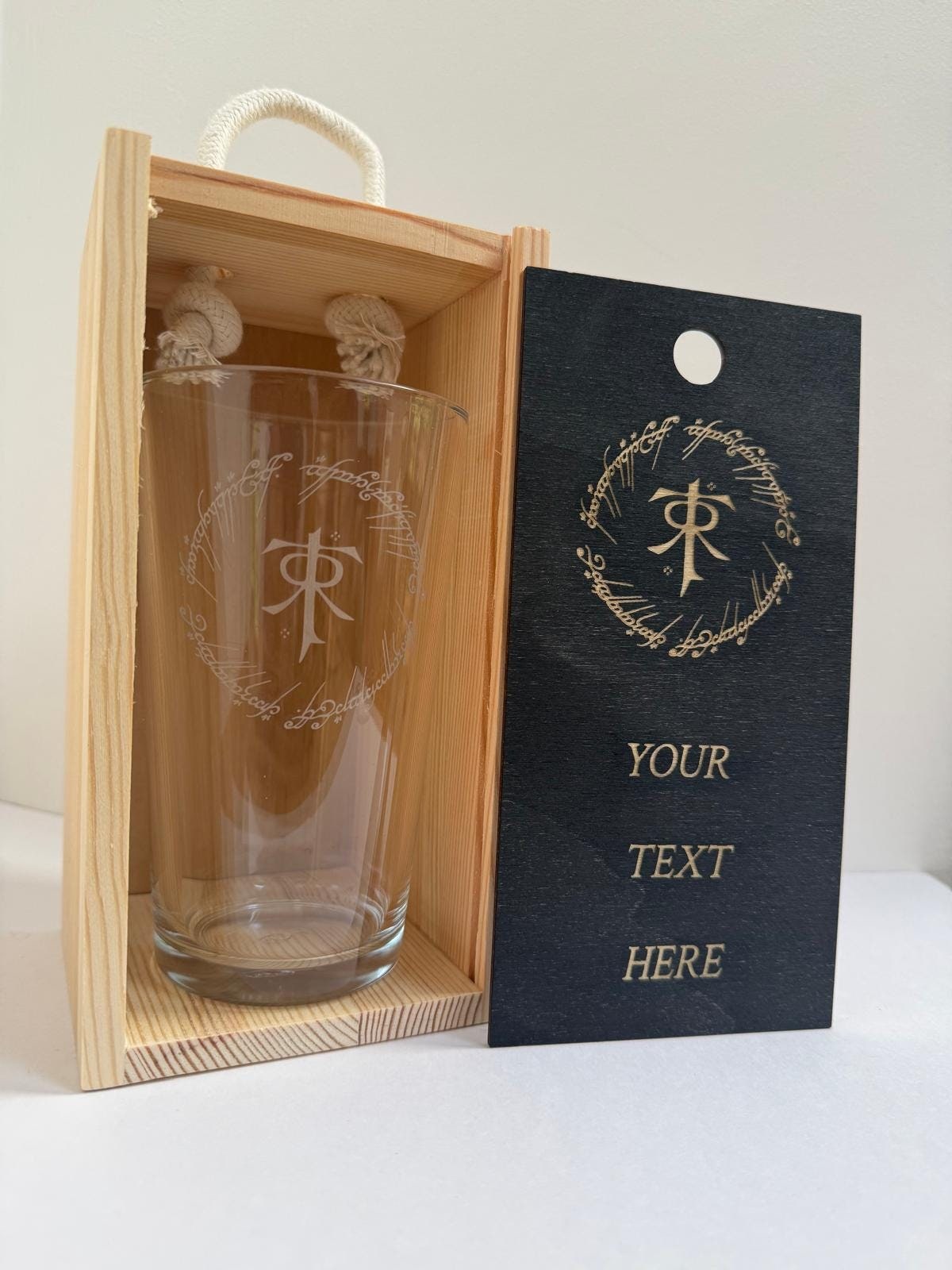 Evenstar Engraved Pint Glass