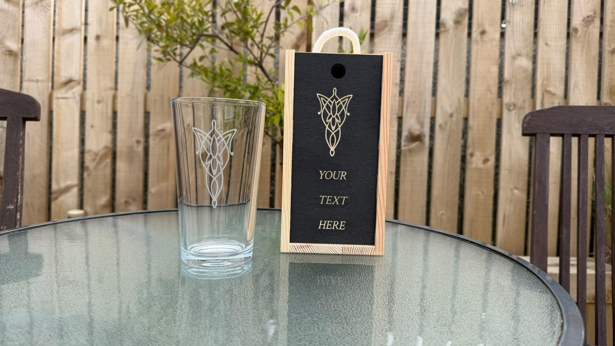 Evenstar Engraved Pint Glass