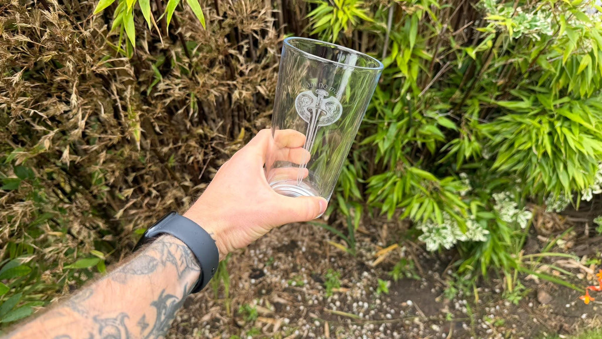 Eowyn Sword I Am No Man Engraved Pint Glass