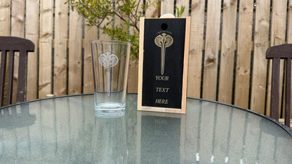 Eowyn Sword I Am No Man Engraved Pint Glass