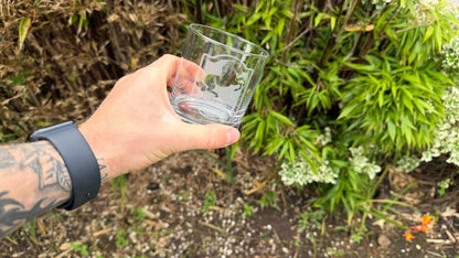 Prancing Pony Pub Sign Engraved Whisky Glass