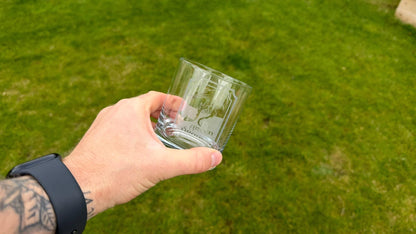 Green Dragon Pub Sign Engraved Whisky Glass