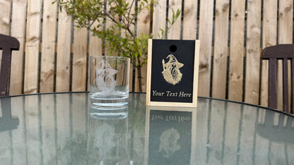 Wizard Engraved Whisky Glass
