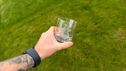 Wizard Engraved Whisky Glass
