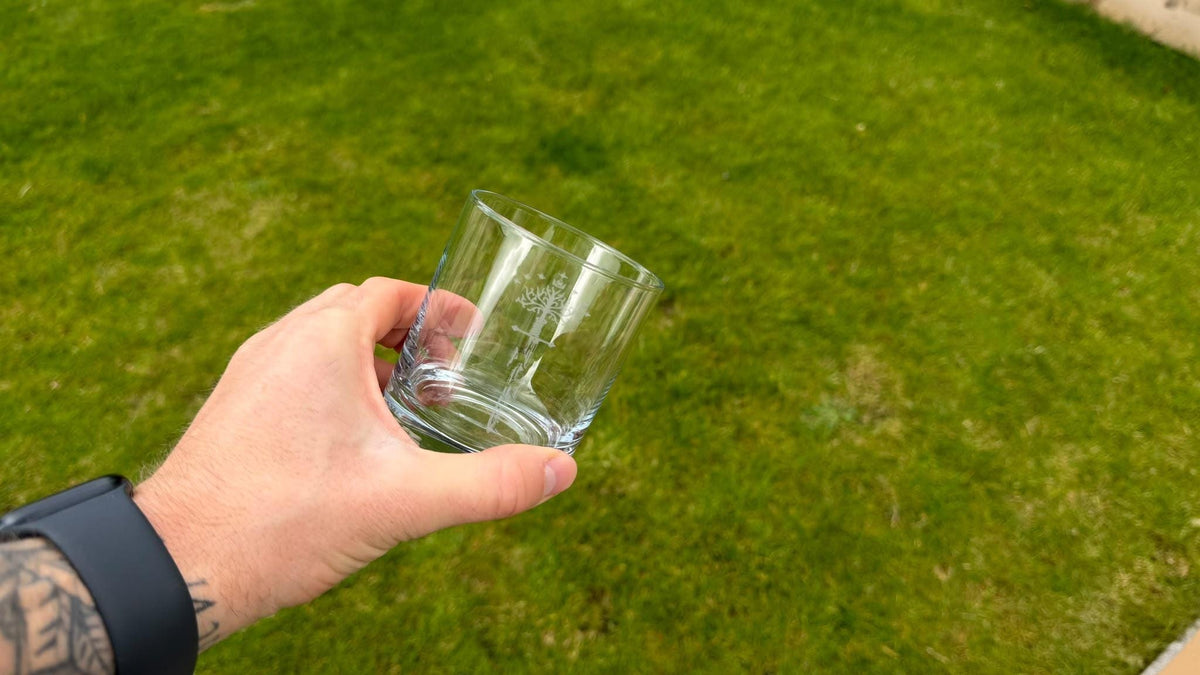 Anduril Full Sword Engraved Whisky Glass