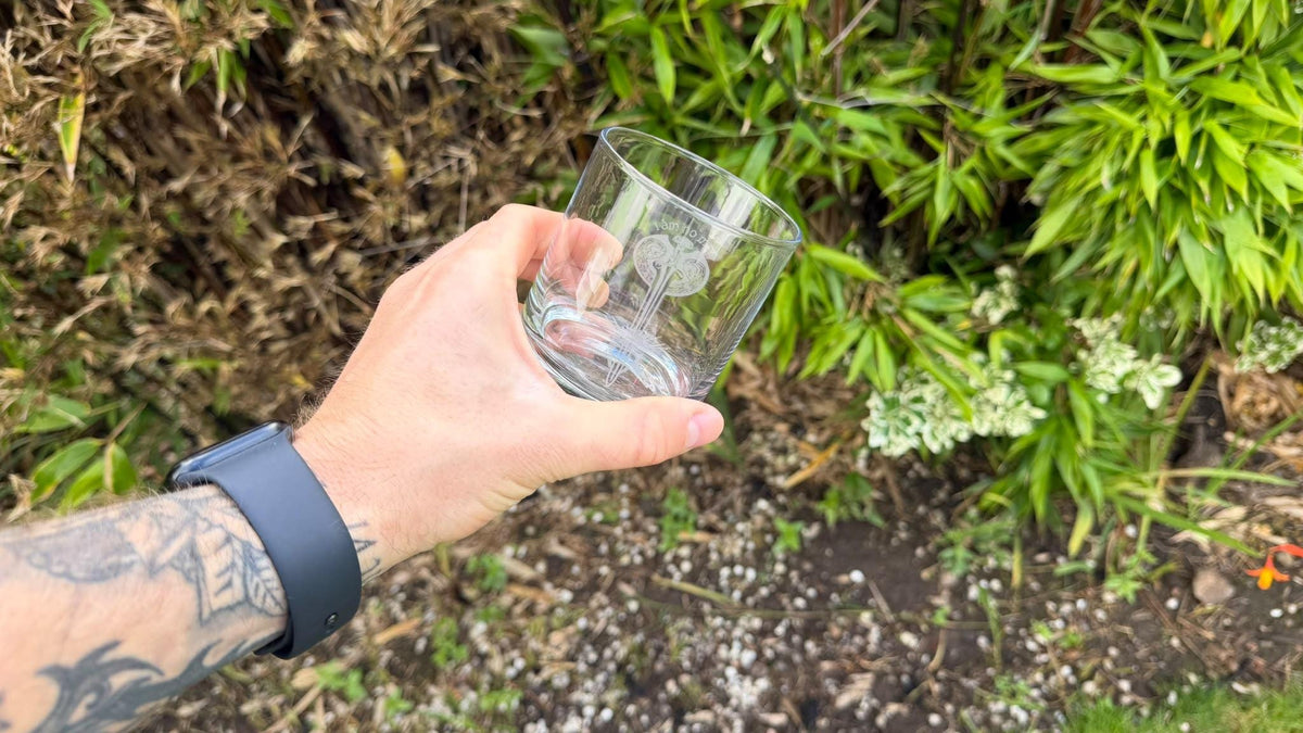 Eowyn and Nazgul Engraved Whisky Glass