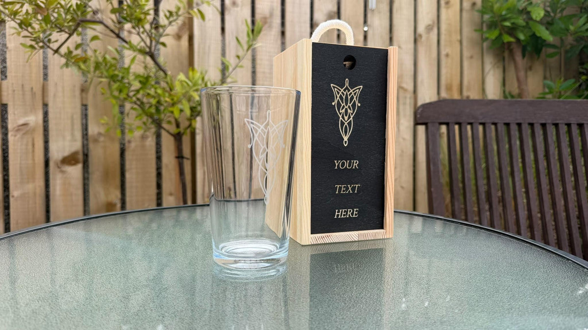 Evenstar Engraved Pint Glass