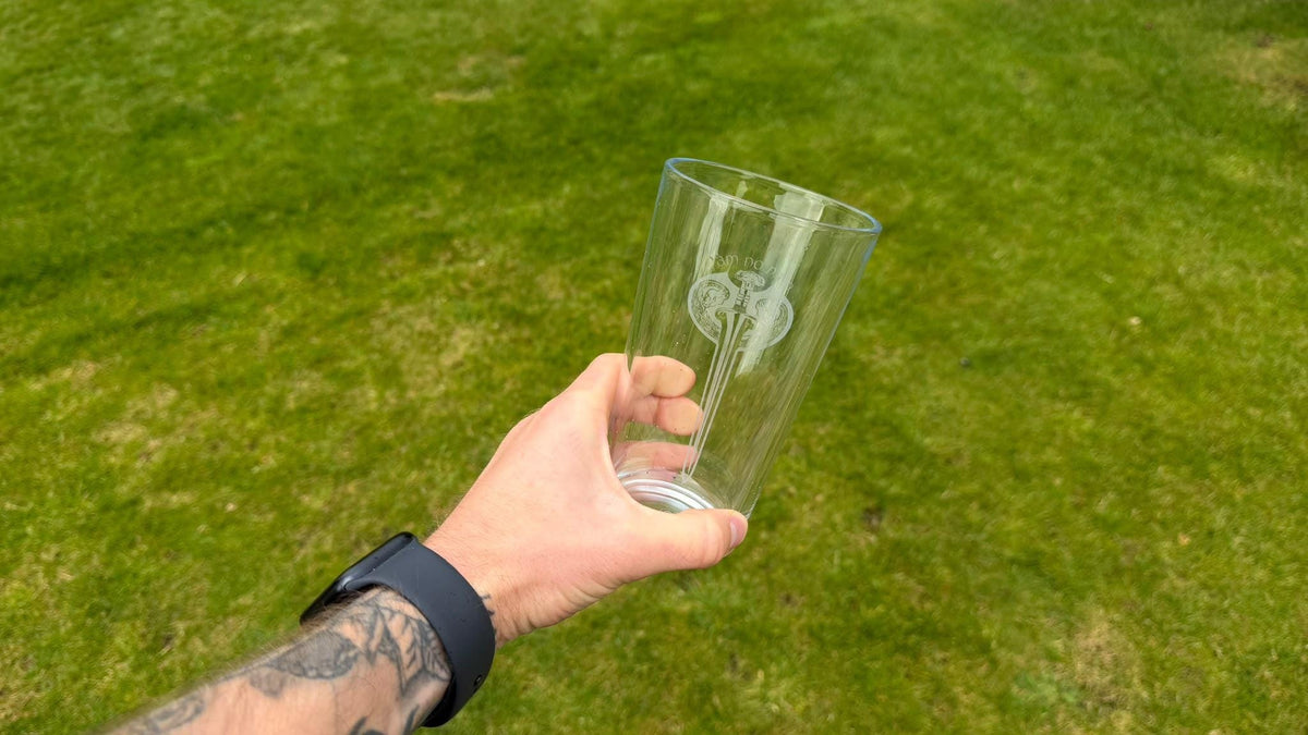 Eowyn Sword I Am No Man Engraved Pint Glass