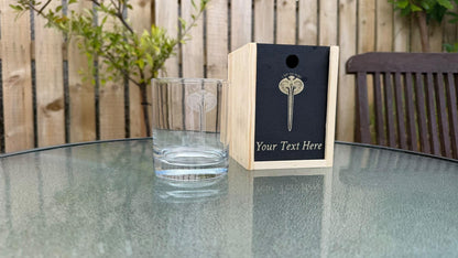 Eowyn Sword I Am No Man Engraved Whisky Glass