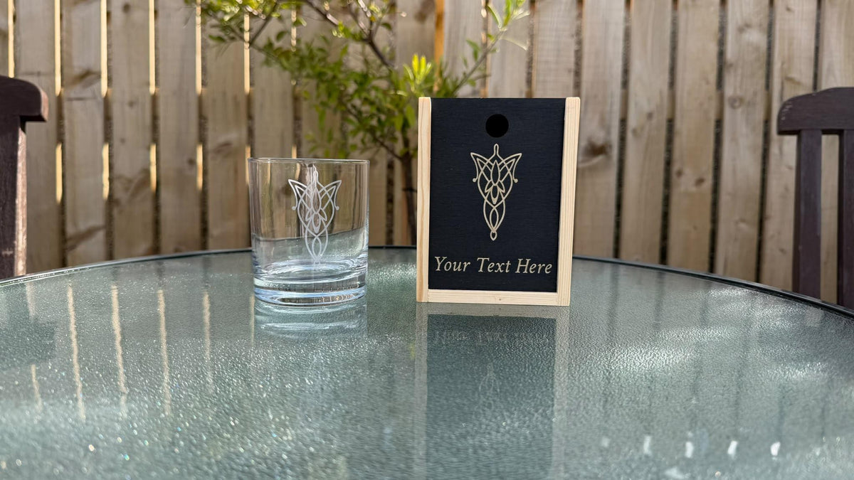Evenstar Engraved Whisky Glass