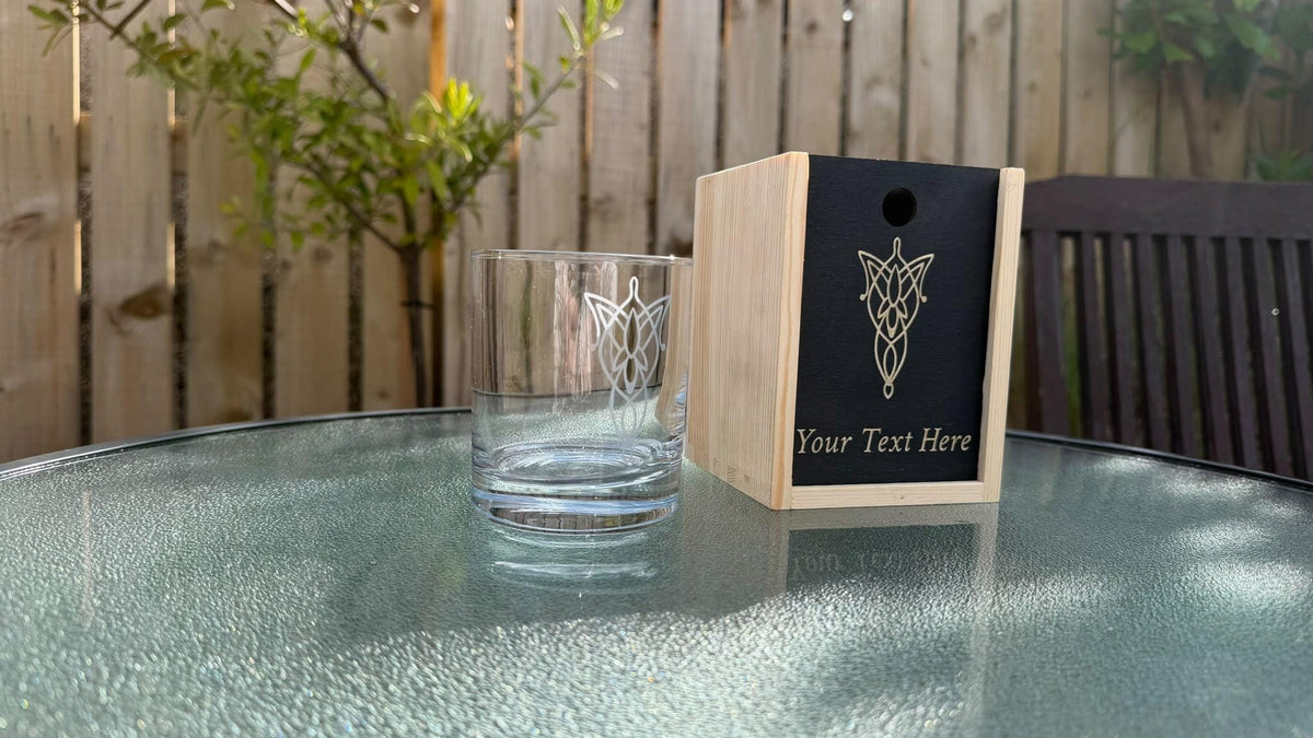 Evenstar Engraved Whisky Glass