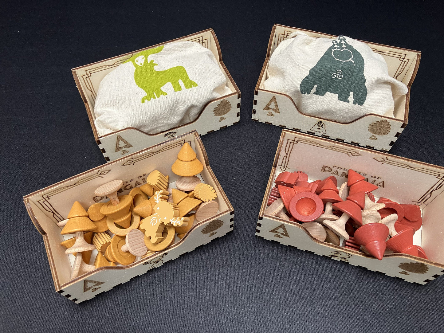 Insert for Forests of Pangaia - Kickstarter and retail compatable - Sleeved or Unsleeved