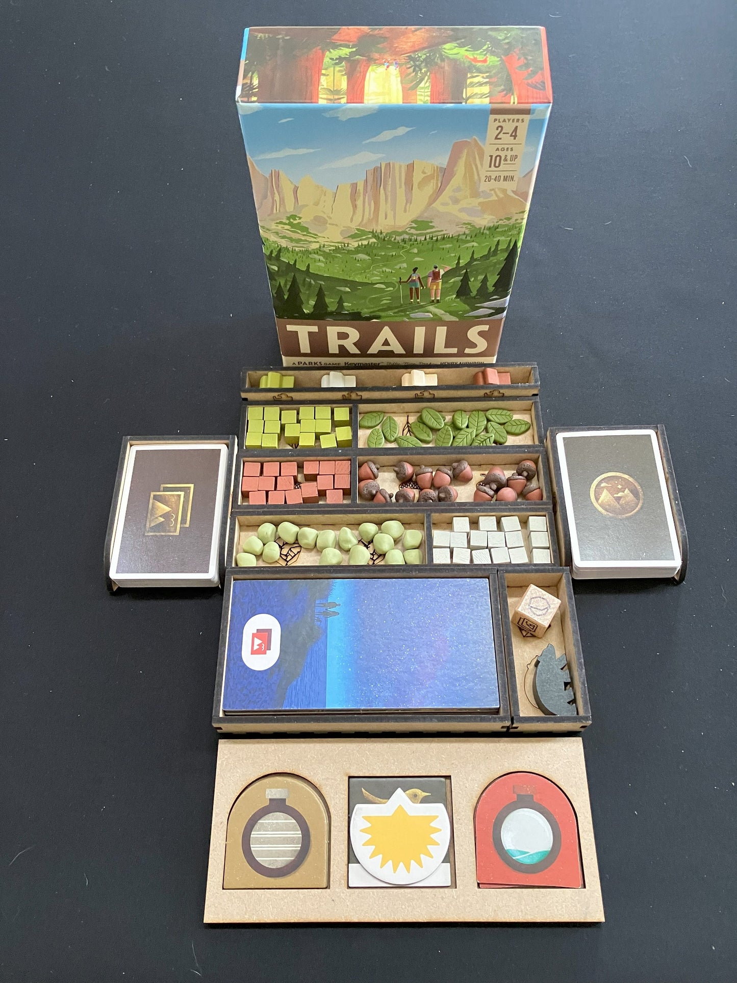 Insert for Trails Board Game - no lid lift