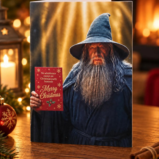 Wizard Invitation Christmas Card