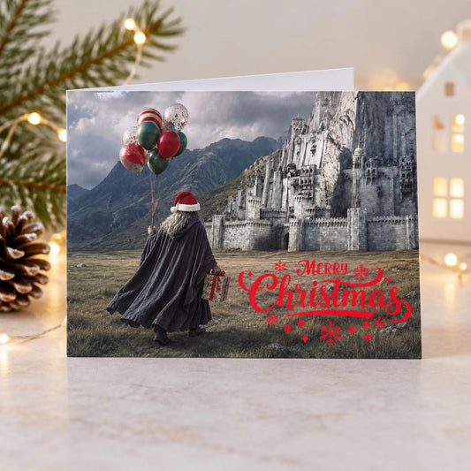 Wizard Christmas Party Card