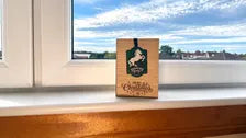 Village Inn Christmas Card - Wooden Engraved Card & Christmas Decoration - Keepsake Gift