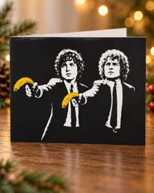 Pulp Adventure - Street Art Style Christmas Card - A5 Art Print or Wall Art