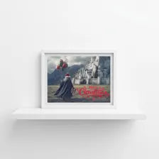 Wizard Christmas Party - Street Art Style Christmas Card - A5 Art Print or Wall Art