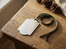 Village Inn Christmas Card - Wooden Engraved Card & Christmas Decoration - Keepsake Gift