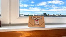 Special Delivery Christmas Card - Owl Post Wooden Engraved Card - Magical Gift - Keepsake & Envelope