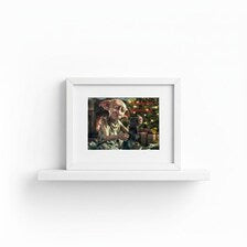 Not Another Bloody Sock - Funny House-Elf Christmas Card - A5 Art Print or Wall Art