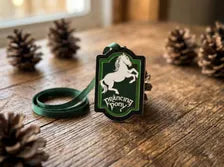 Village Inn Christmas Card - Wooden Engraved Card & Christmas Decoration - Keepsake Gift