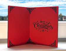 Christmas Card - What WOOD I Do Without You - Tree Christmas Card - Cute Funny Wooden Engraved Keepsake & Envelope