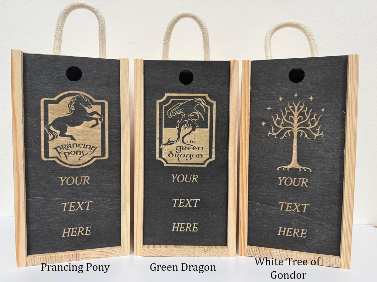 Lord of the Rings Inspired Engraved Highball Glass, another view