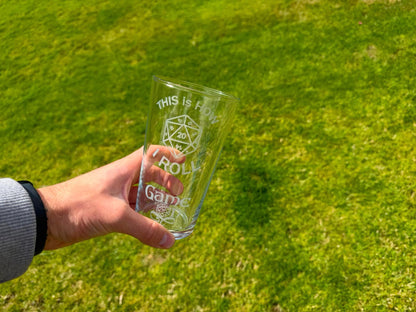 Dungeons & Dragons Pint Glass, 24 Designs, another view