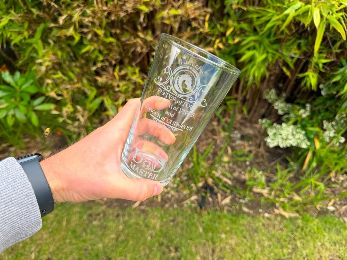 Dungeons & Dragons Pint Glass, 24 Designs, another view