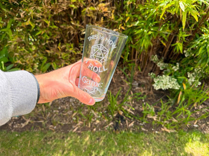 Dungeons & Dragons Pint Glass, 24 Designs, another view