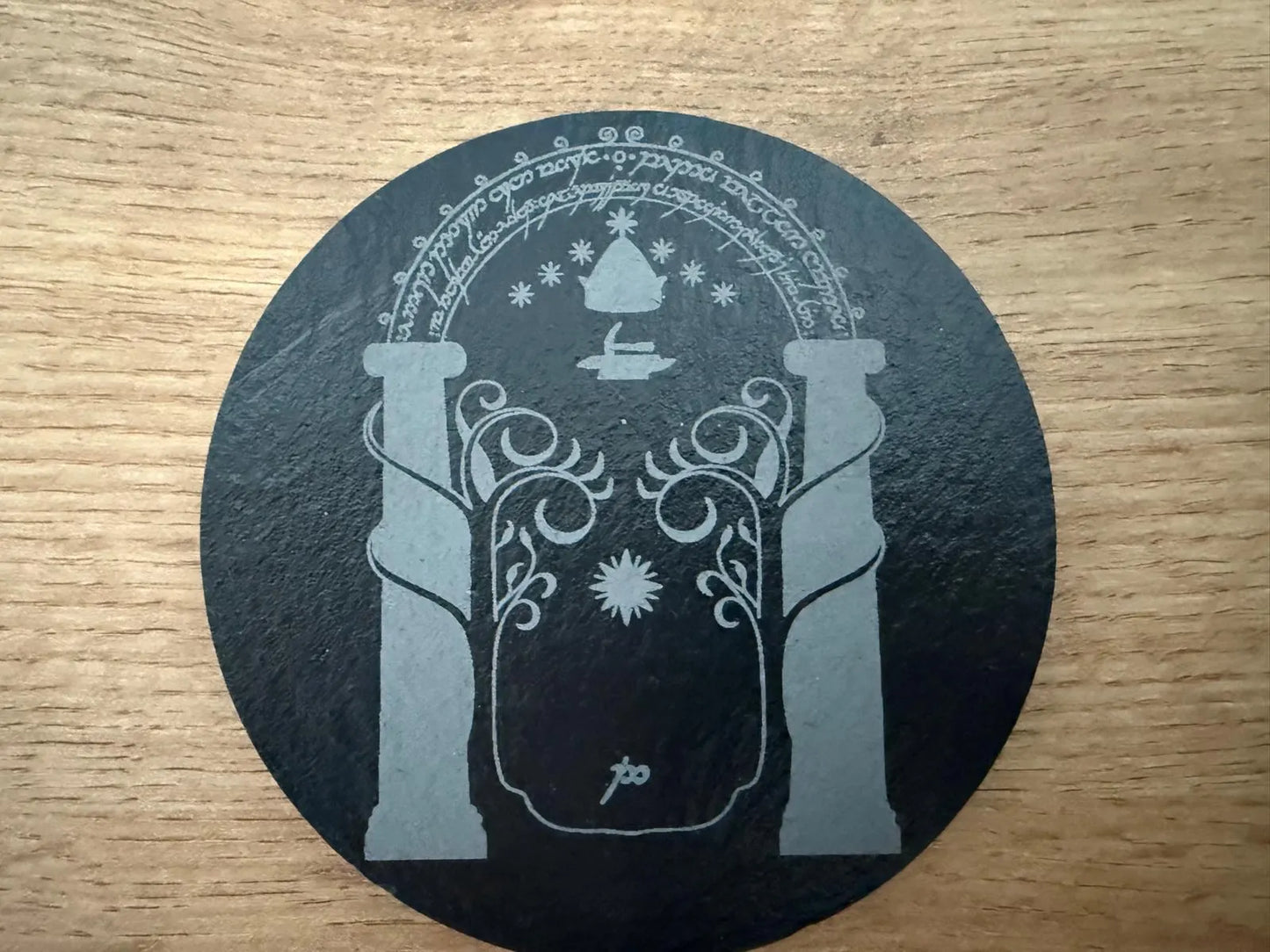 Lord of the Rings  - inspired slate coasters - choice of 6