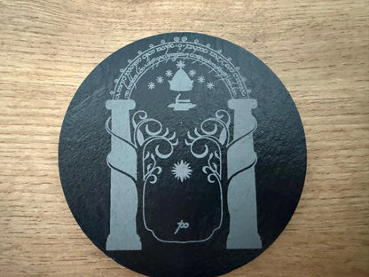 Lord of the Rings  - inspired slate coasters - choice of 6