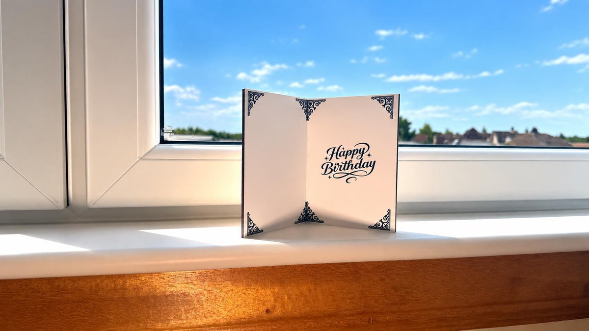 Milestone Birthday Card - Funny Fantasy Wooden Engraved Card - Personalised