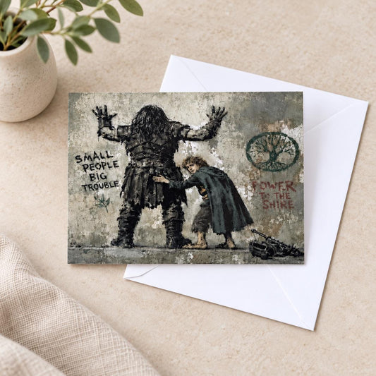 For the Homeland - Street Art Style Card for Birthday, Anniversary or Congratulations - A5