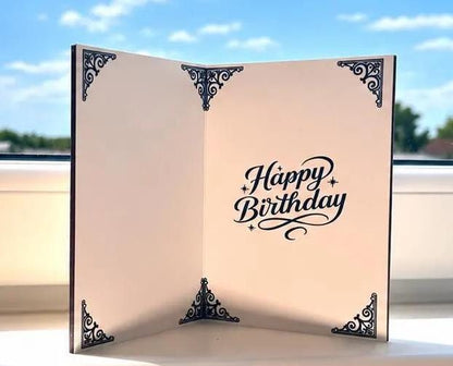 Birthday Card - What WOOD I Do Without You - Cute Pun Wooden Engraved Card