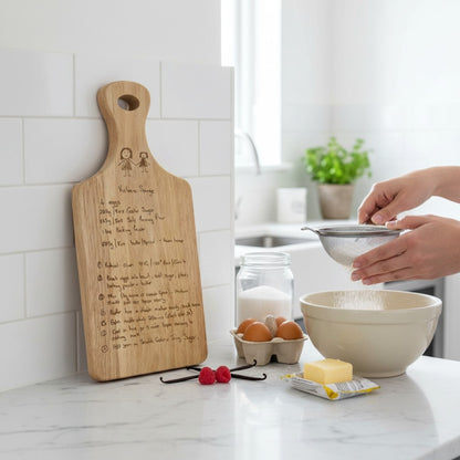 Personalised - Recipe Chopping Board.