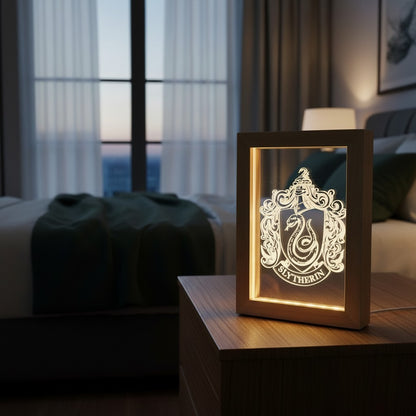 LED Picture Frame - Harry Potter inspired - House Shields